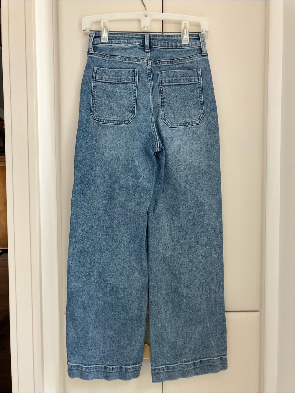 Altar'd State Light Blue Wide-Leg Denim Jeans - Picture 2 of 4
